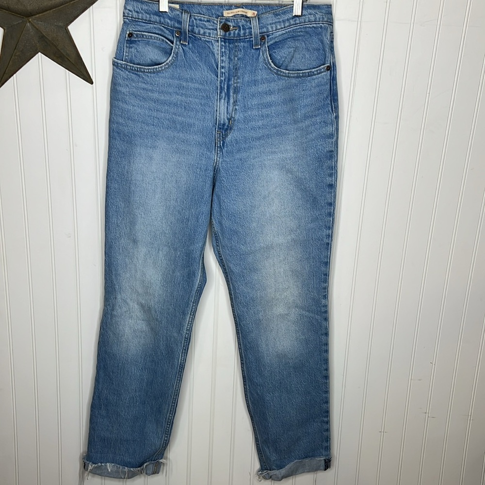 Levi’s 70’s High Slim Straight Light Wash size 30 - Picture 15 of 16